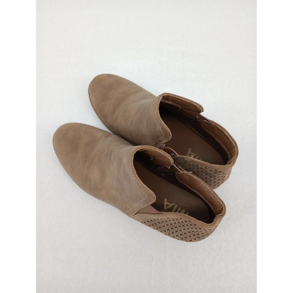MIA Konnie Ankle Boots Girls 4M Brown